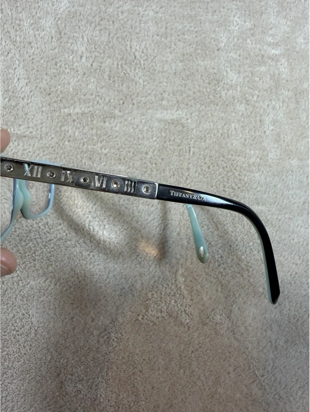 Tiffany & Co TF2103-B 8055 Eyeglasses 53-16-140 Black Tiffany Blue Frames